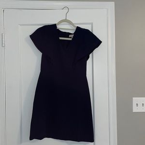 LOFT petite navy blue dress